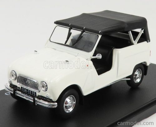 Edicola - Renault R4 Sinpar Torpedo Cabriolet Closed 1964 White Black