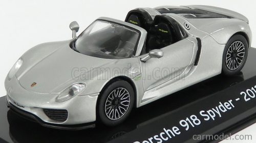 Edicola - Porsche 918 Spyder 2013 - Con Vetrina - With Showcase Silver