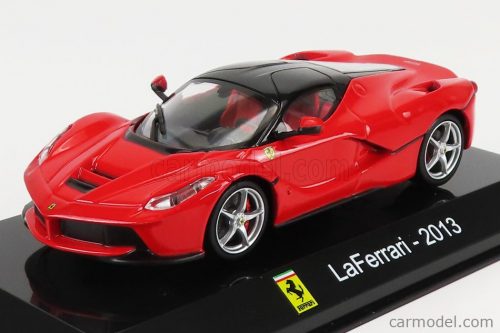 Edicola - Ferrari Laferrari 2013 - Con Vetrina - With Showcase Red Black