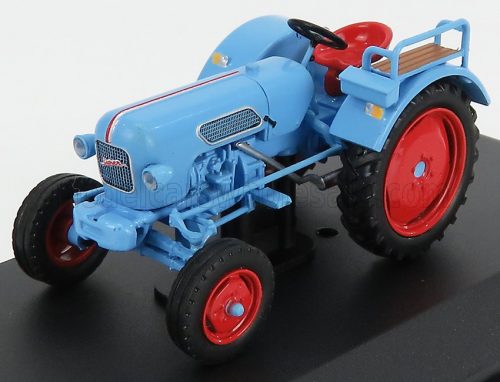 Edicola - EICHER PANTHER EM295 TRACTOR 1964 - DAMAGE BLISTER BOX LIGHT BLUE RED