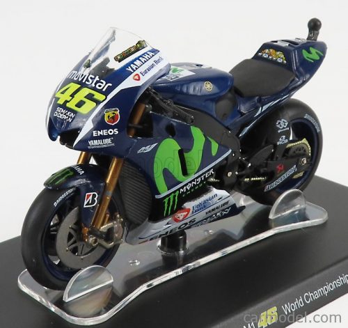 Edicola - Yamaha Yzr-M1 Team Yamaha Factory Racing N 46 Motogp Season 2015 Valentino Rossi Blue Met White