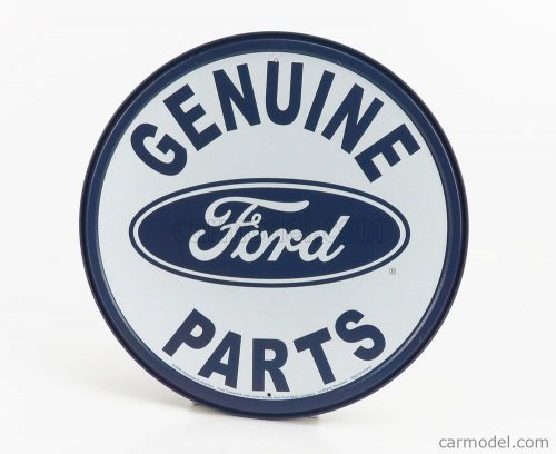 Edicola - Accessories Metal Plate - Ford Genuine Parts White Blue