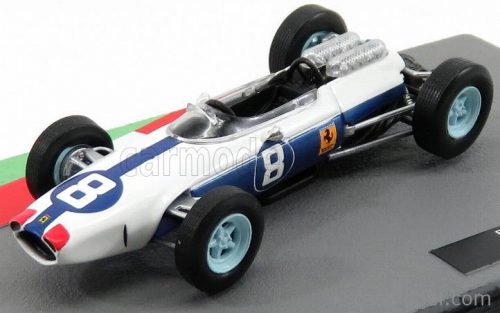 Edicola - Ferrari F1 512 Team N.A.R.T. N 8 Mexico Gp 1964 Lorenzo Bandini White Blue