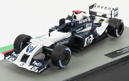 Edicola - WILLIAMS F1  FW26 BMW N 3 SEASON 2004 JUAN PABLO MONTOYA BLUE WHITE