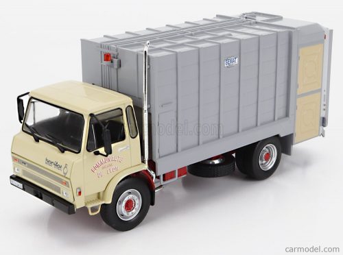 Edicola - Berliet Gc 190Bn Truck Trasporto Raccolta Rifiuti Urbani 2-Assi 1982 Yellow Grey