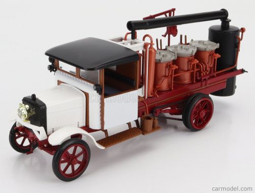 Edicola - Berliet Cba 9 Tanker Truck Pompa Porte Alambic 2-Assi 1925 White Red