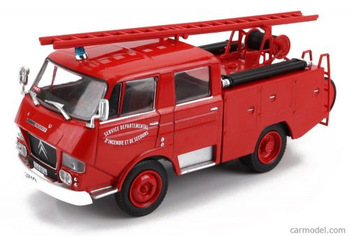 Edicola - Citroen N-Series Tanker Truck 1969 - Fire Engine - Vigili Del Fuoco - Feuerwehr Red