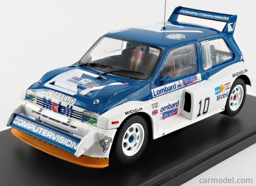 Edicola - Mg Metro 6R4 Mobil N 10 Rally Rac Gb 1985 T.Pond - R.Arthur Blue White