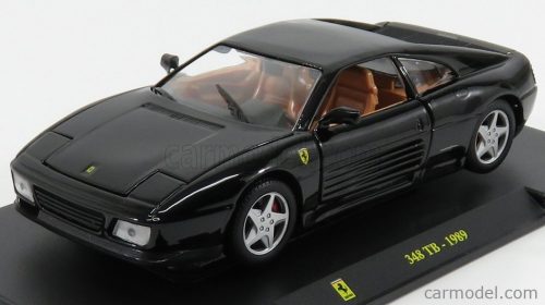 Edicola - Ferrari 348Tb 1989 - Con Vetrina - With Showcase Black