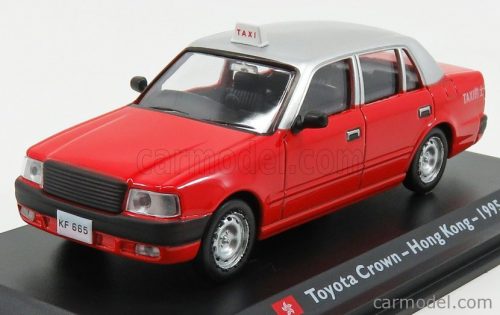 Edicola - Toyota Crown Taxi Hong-Kong 1995 Red Silver