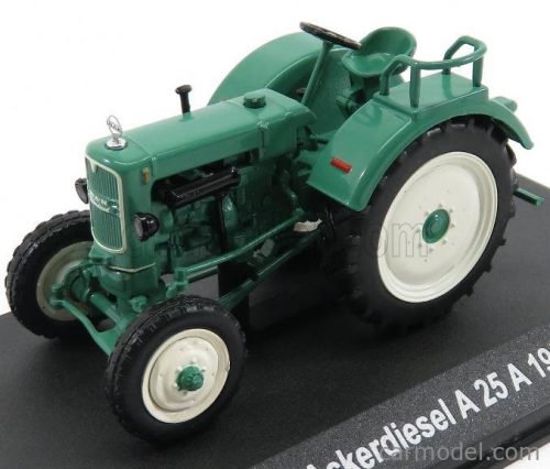 Edicola - Man Ackerdiesel A25A Tractor 1956 - Con Vetrina - With Showcase Green White