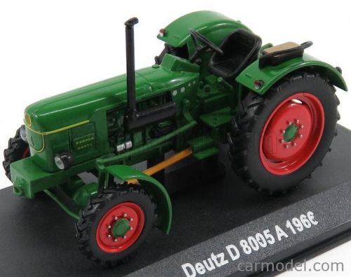 Edicola - Deutz D8005A Tractor 1966 - Con Vetrina - With Showcase Green Red