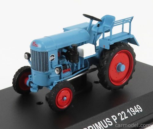 Edicola - Primus P22 Tractor 1949 - Con Vetrina - With Showcase Light Blue