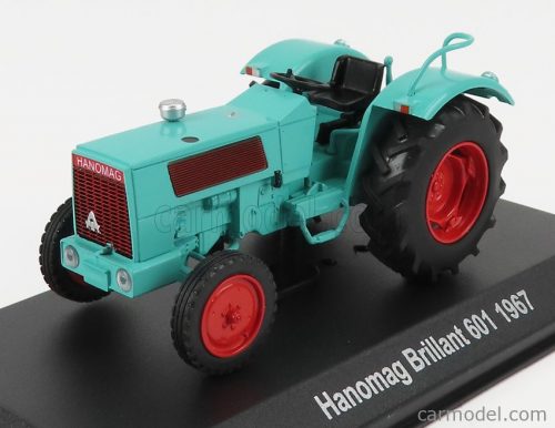 Edicola - Hanomag Brillant 601 Tractor Germany 1967 - Con Vetrina - With Showcase Very Light Green