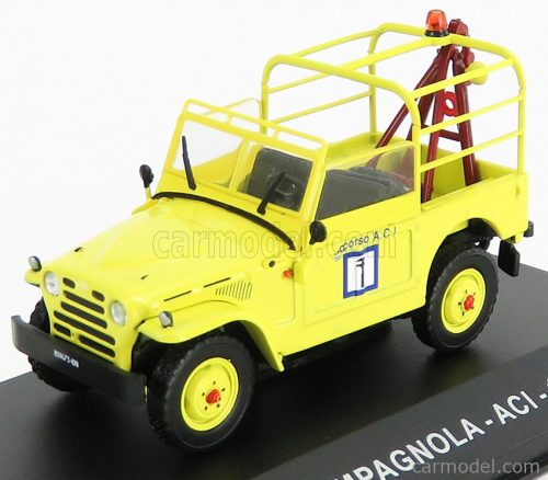 Edicola - Fiat Campagnola Aci 1965 - Carro Attrezzi - Wrecker Road Service Yellow