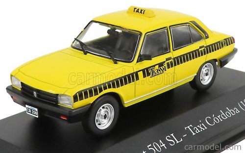 Edicola - Peugeot 504 Sl Taxi Cordoba 1999 Yellow Black