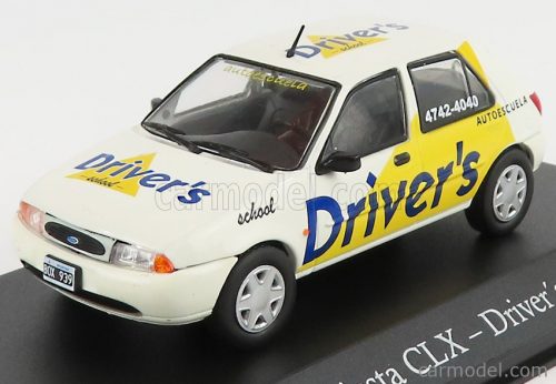 Edicola - Ford England Fiesta Clx Driver'S 1997 White Yellow