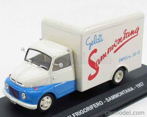 Edicola - Fiat 615 Van Frigo Sammontana 1957 Very Light Yellow Blue