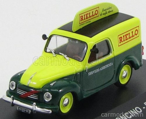 Edicola - Fiat 500C Furgoncino Van Riello 1959 Green Yellow