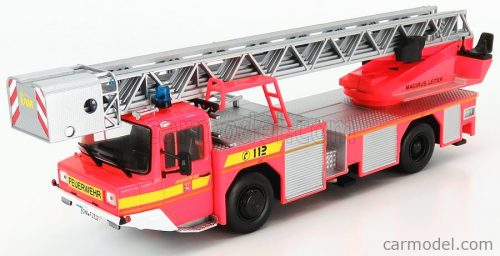 Edicola - Iveco Magirus Dla-K 23-12 Scala Ladder Truck Germany 2003 Red Silver