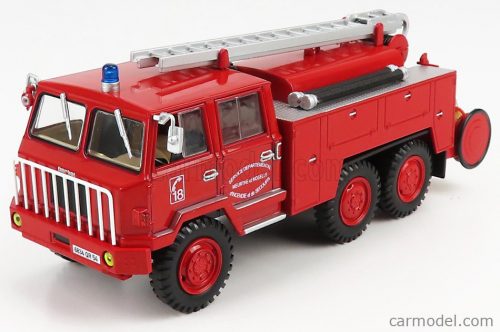 Edicola - Berliet Ff 6X6 Tanker Truck France 1971 Red