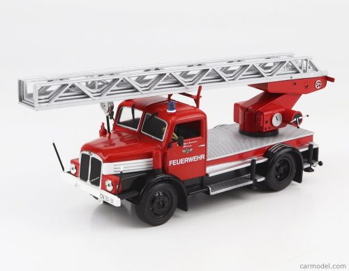 Edicola - Ifa S4000 Dl25 Truck Scala Feuerwehr Est Germania 1965 Red Silver