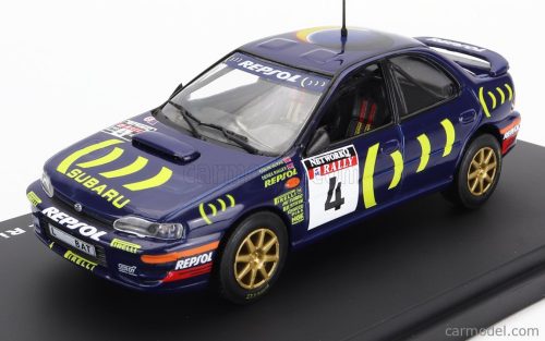 Edicola - Subaru Impreza 555 N 4 Winner Rally Rac Lombard 1995 C.Mcrae - D.Ringer Blue