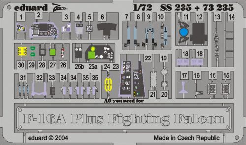 Eduard - F-16A Plus Fighting Falcon Plus