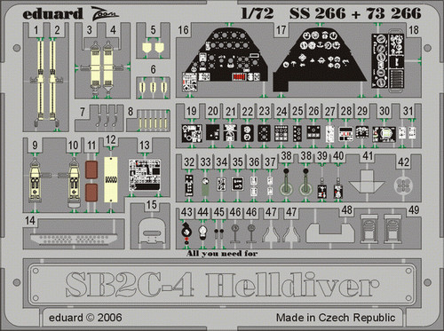 Eduard - SB2C-4 Helldiver for Academy