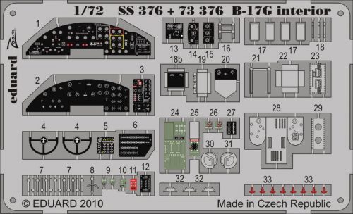 Eduard - B-17G interior S.A. for Revell