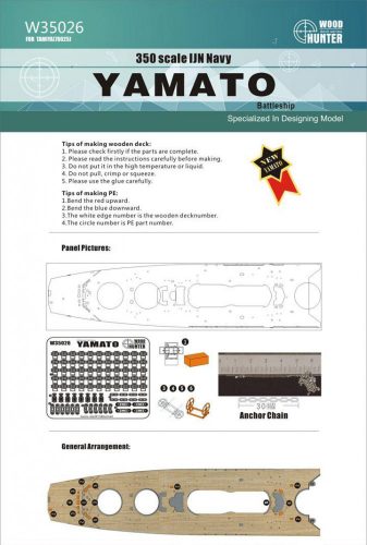 Flyhawk - IJN Navy Yamato Wood Deck