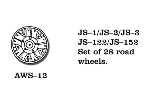 Friulmodel - JS-1 JS-2 JS-3 Road Wheels