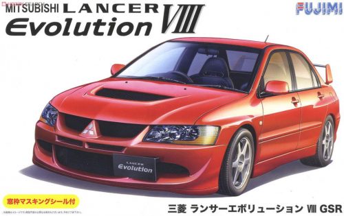 Fujimi - 1:24 Mitsubishi Lancer Evolution VIII GSR w/Window Frame Masking