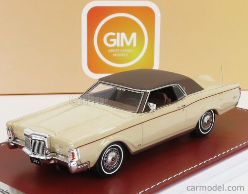 Great-Iconic-Models - Lincoln Continental Mark Iii 1971 Beige