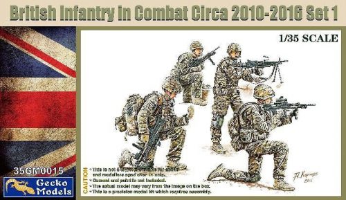 Gecko Models - 1/35 British Infantry In Combat Circa 2010-2016 Set 1