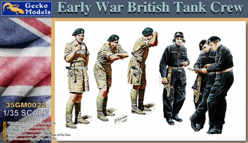 Gecko Models - Early War British Tank Crew