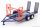 Gmp - Accessories Carrello Trasporto Auto 2-Assi - Car Transporter Trailer Union 76 Blue Orange Grey