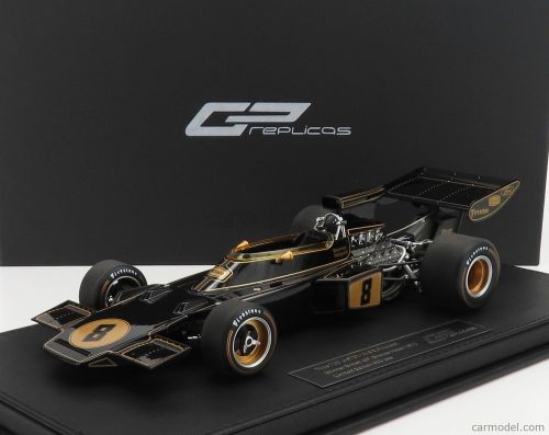 Gp-Replicas - Lotus F1 72D John Player Team Lotus N 8 Winner British Gp Brands Hatch - World Champion - 15 July 1972 Emerson Fittipaldi Black Gold