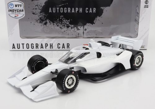 Greenlight - CHEVROLET N 0 INDIANAPOLIS INDY 500 INDYCAR SERIES AUTOGRAPH CAR VERSION 2022 WHITE