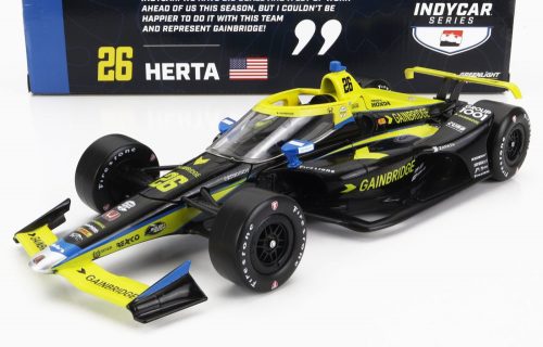 Greenlight - HONDA TEAM ANDRETTI AUTOSPORT N 26 INDY 500 INDYCAR SERIES 2023 COLTON HERTA BLACK YELLOW