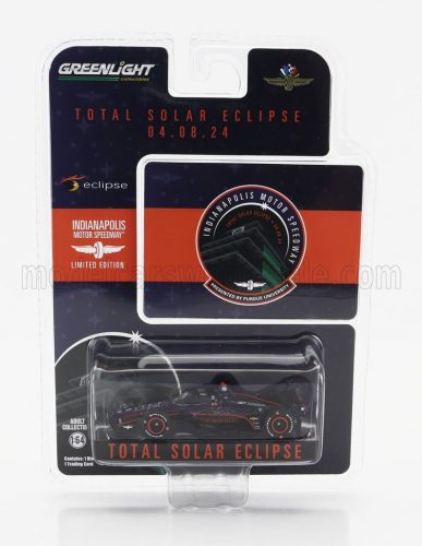 Greenlight - DALLARA INDYCAR N 0 INDY 500 INDYCAR SERIES TOTAL SOLAR ECLIPSE 2024 BLACK RED