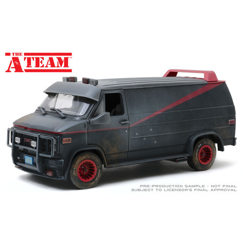 GREENLIGHT - The A-Team (1983-87 TV Series) - 1983 GMC Vandura (Weathered Version with Bullet Holes)