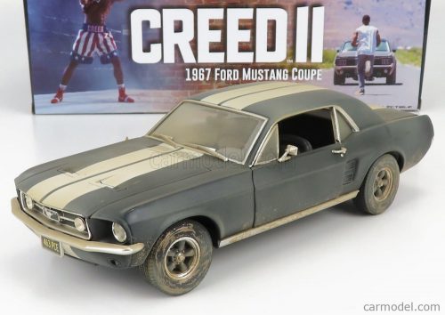 Greenlight - Ford Usa Mustang Coupe 1967 - Adonis Creed'S Ii Matt Black