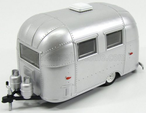 Greenlight - TRAILER ROULOTTE CARAVAN AIRSTREAM BAMBI 1960 MATT SILVER