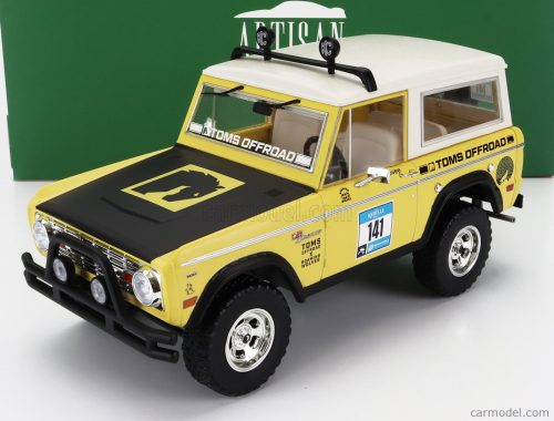 Greenlight - Ford Usa Bronco N 141 Rally Rebelle 1969 Yellow Black White