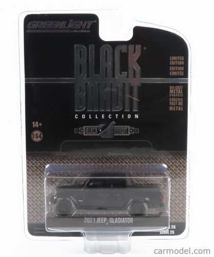 Greenlight - Jeep Gladiator Pick-Up 2021 - Black Bandit Black