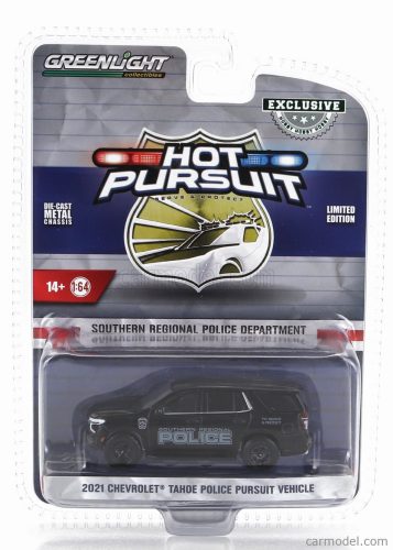 Greenlight - Chevrolet Tahoe Police Pursuit Vehicle Pvv 2021 Black