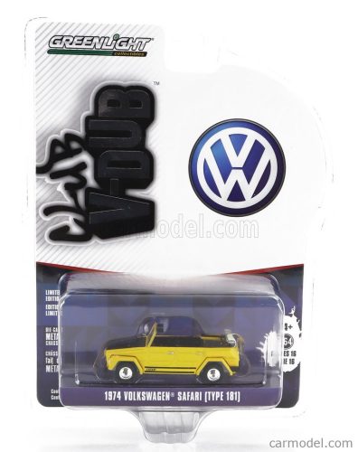 Greenlight - Volkswagen Type 181 Safari Mexico City 1972 Yellow