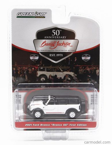 Greenlight - Ford Usa Bronco 66 First Edition 2021 White Black