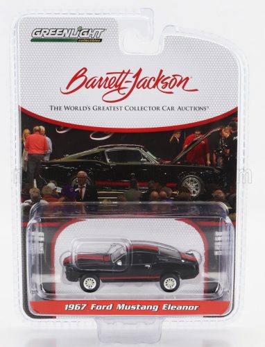 Greenlight - FORD USA MUSTANG SHELBY GT500E COUPE 1967 BLACK RED